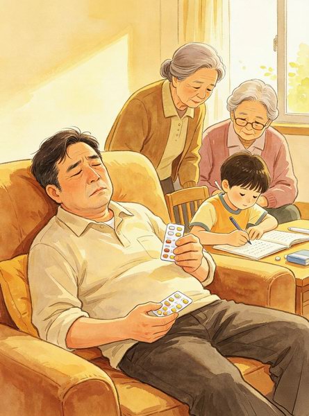 中年患糖，上有老下有小不敢倒下